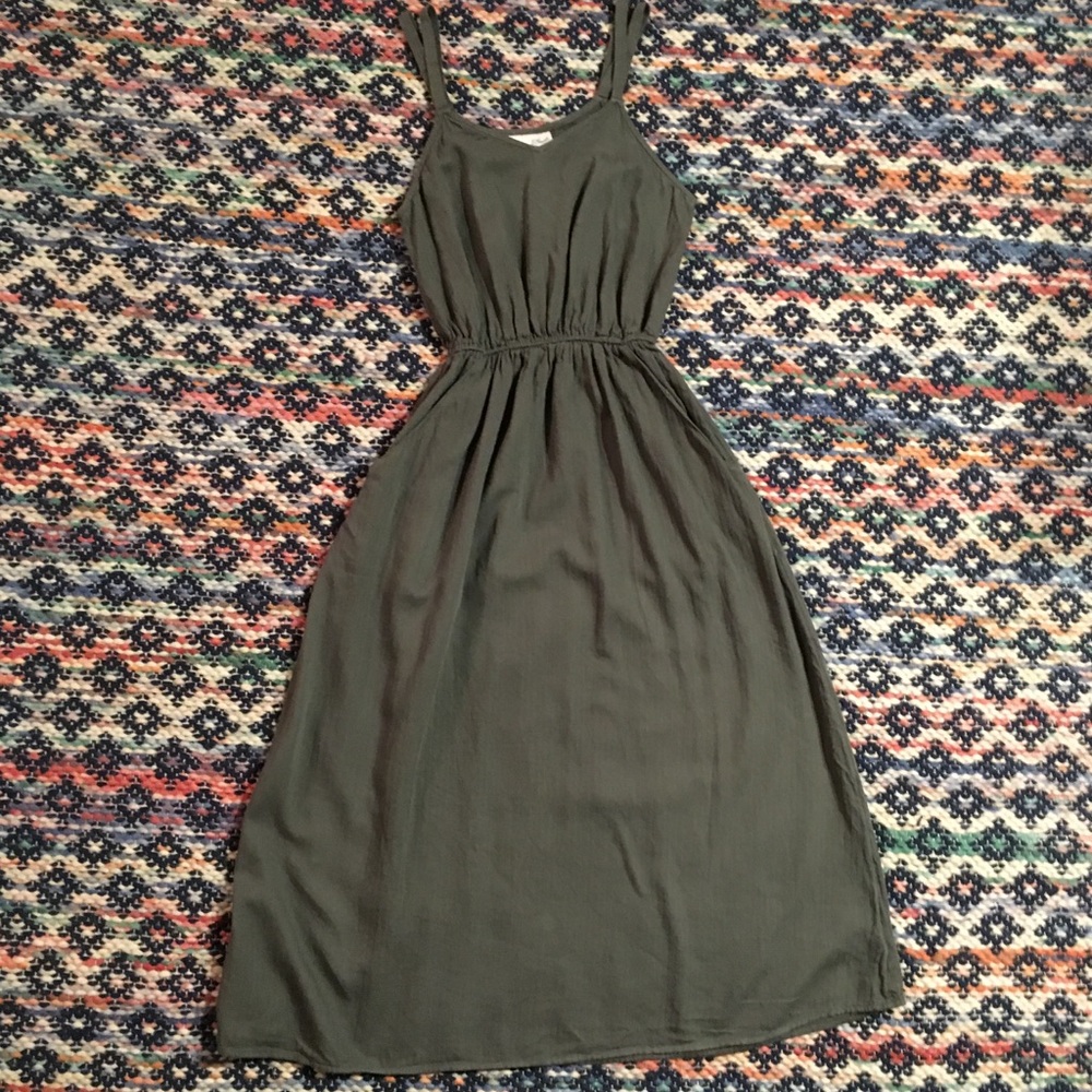 Olive Green Dress
